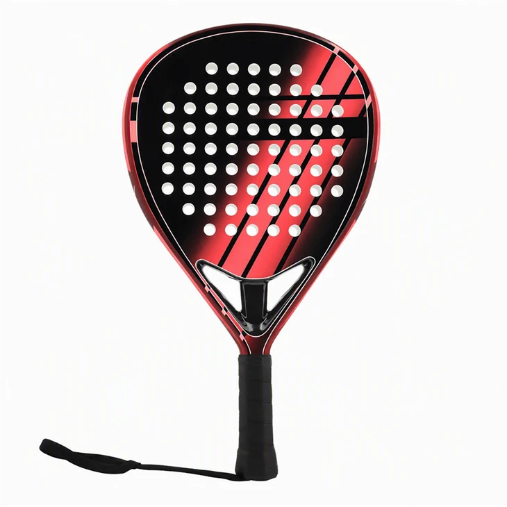 China Custom Logo 3K/12K/18K Carbon Fiber EVA Core Padel Racquet suppliers